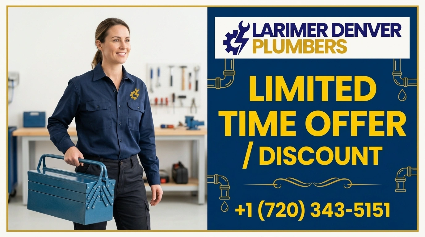 Exclusive plumbing discounts and transparent pricing by Larimer Denver Plumbers in Denver CO