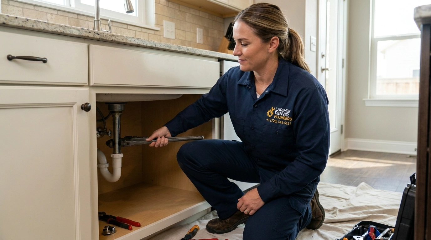 Expert kitchen sink repair by Larimer Denver Plumbers Denver CO